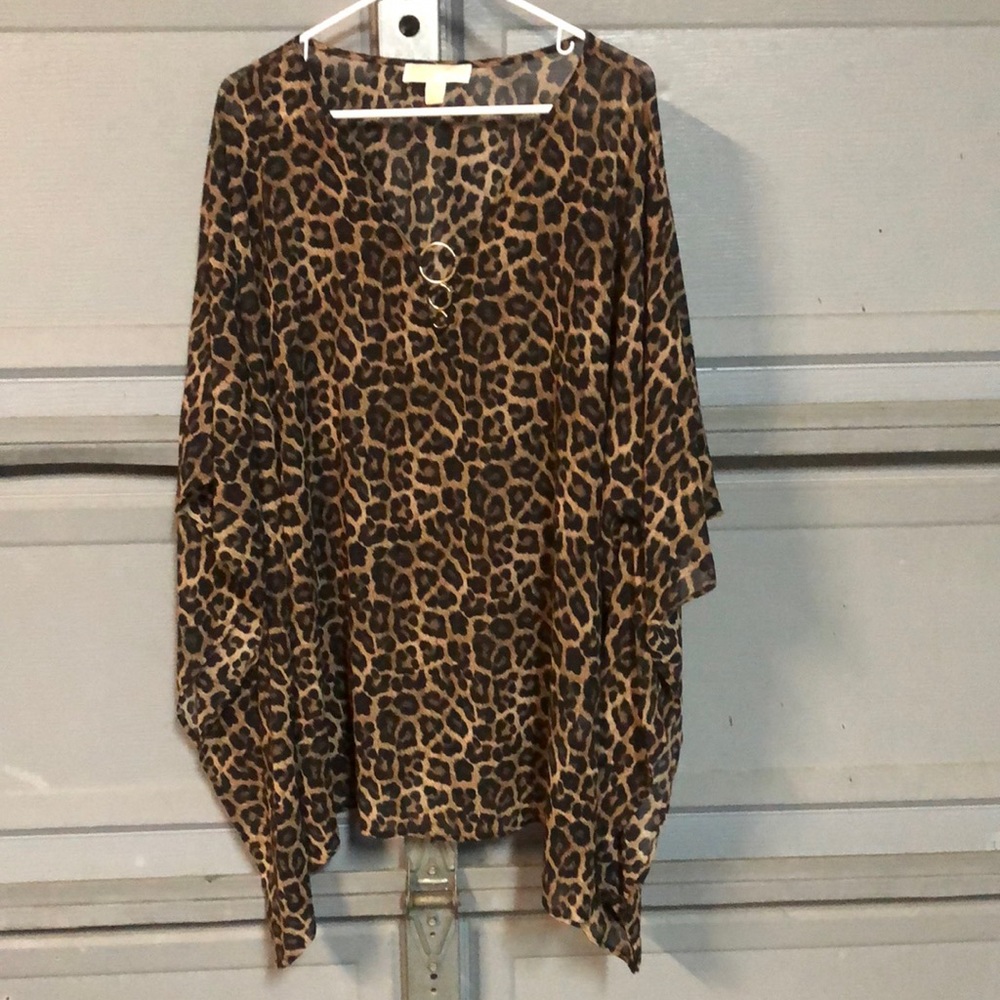 Michael Kors animal printed coverup